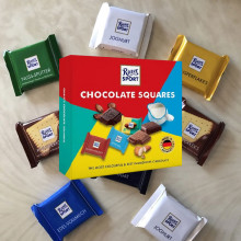 Hộp kẹo socola hỗn hợp hiệu Ritter Sport Squares 90g
