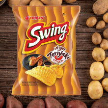 Bánh Snack khoai tây Swing vị Gà Teriyaki Osaka 33gr