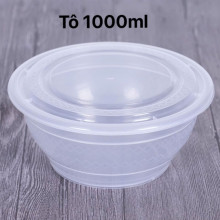 Tô nhựa 2 lớp 1000ml (Khay TT 1901)