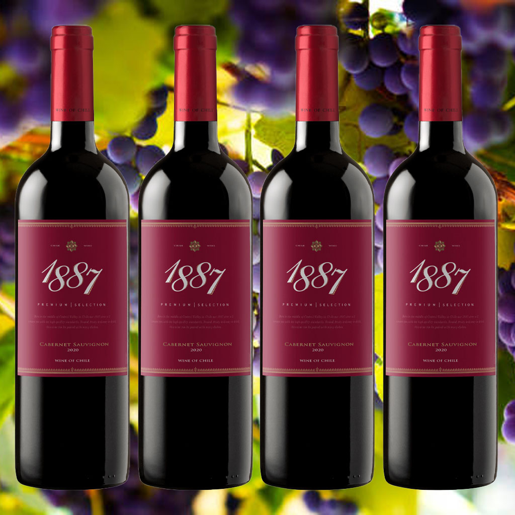 Rượu Vang Đỏ Chile 1887 Cabernet Sauvignon 750ml