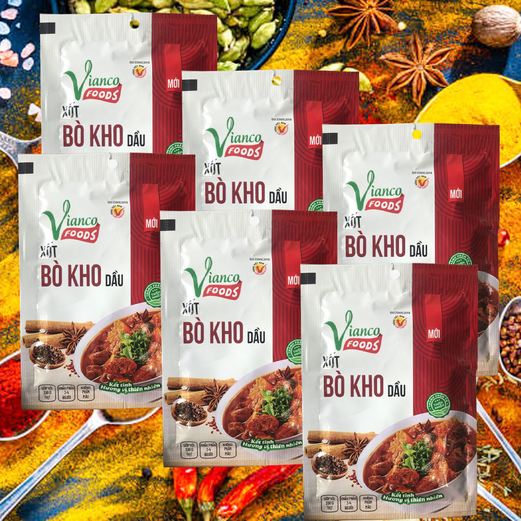 Sốt bò kho dầu ViancoFoods 18gr