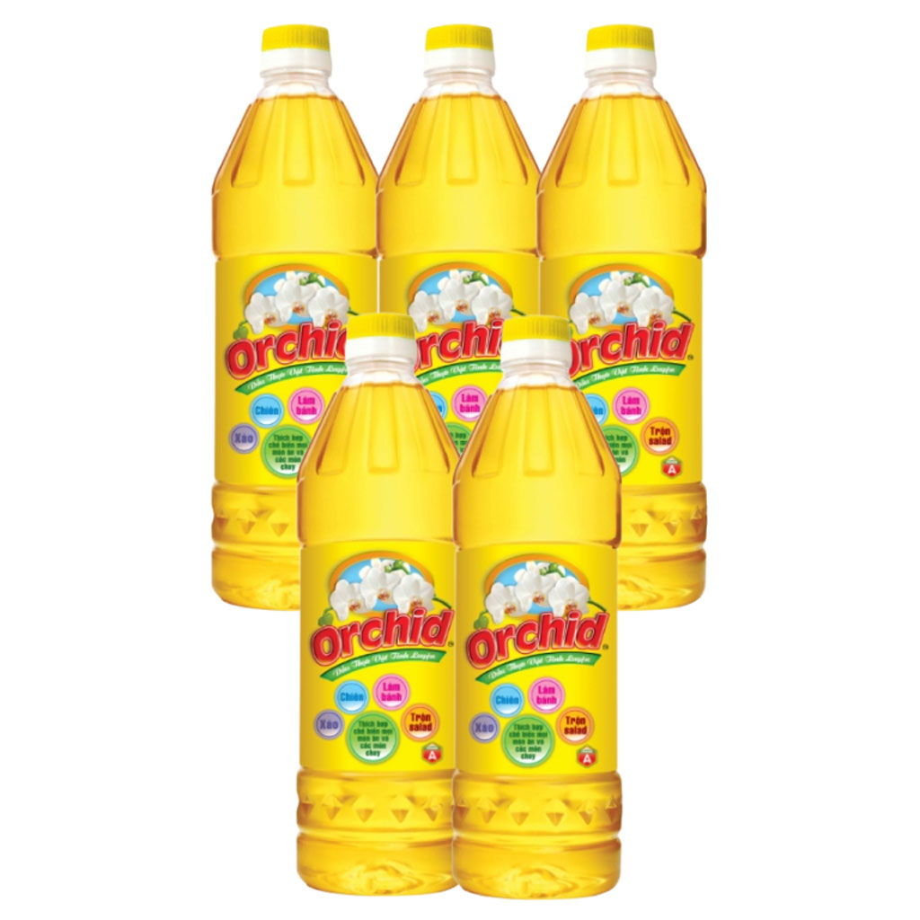 Dầu thực vật tinh luyện Orchid 1 lít