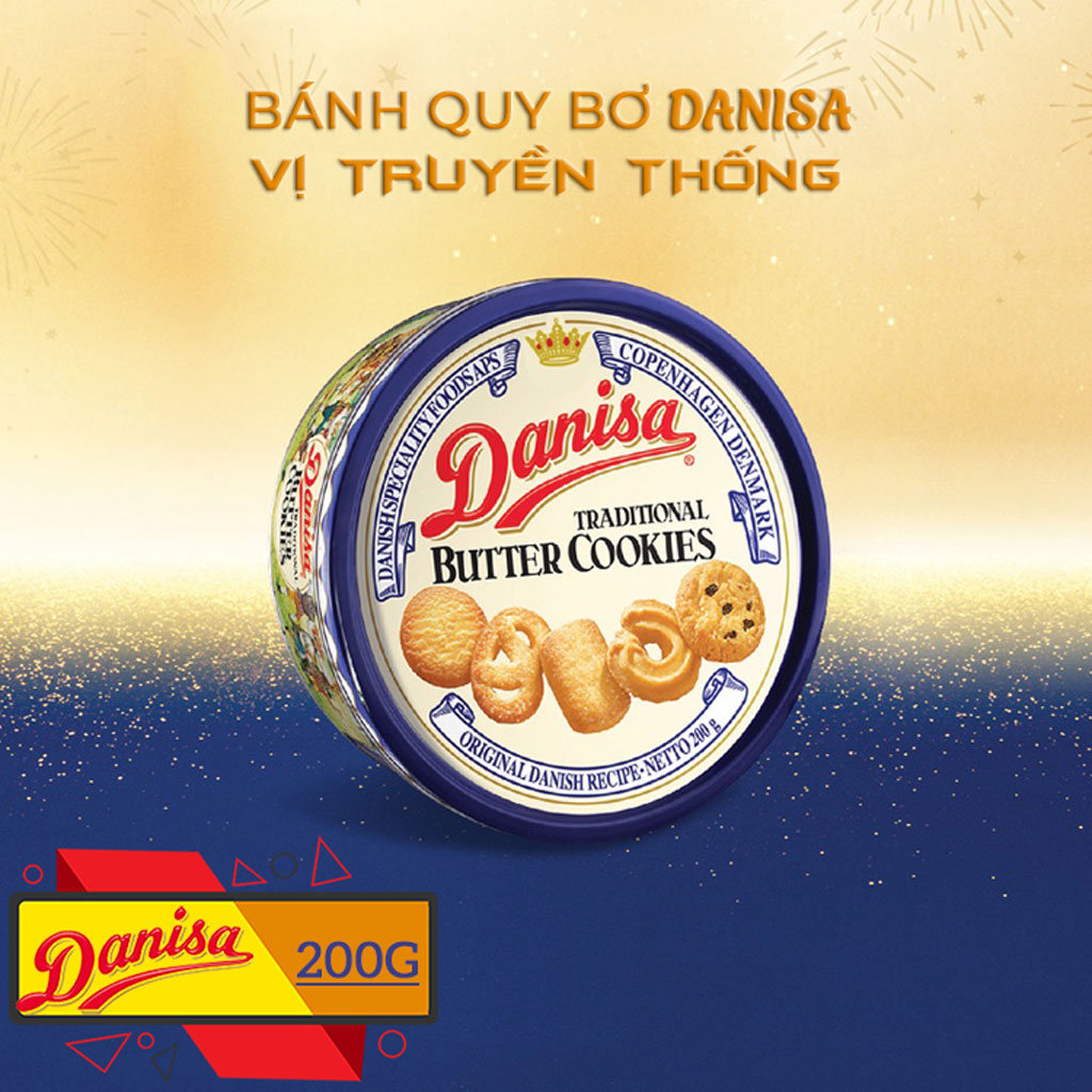 Bánh quy bơ Danisa hộp 200gr