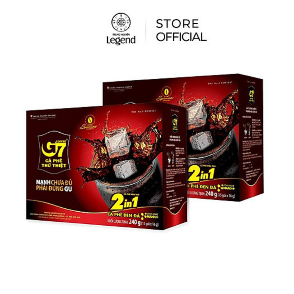 Cà phê đen đá G7 2 trong 1