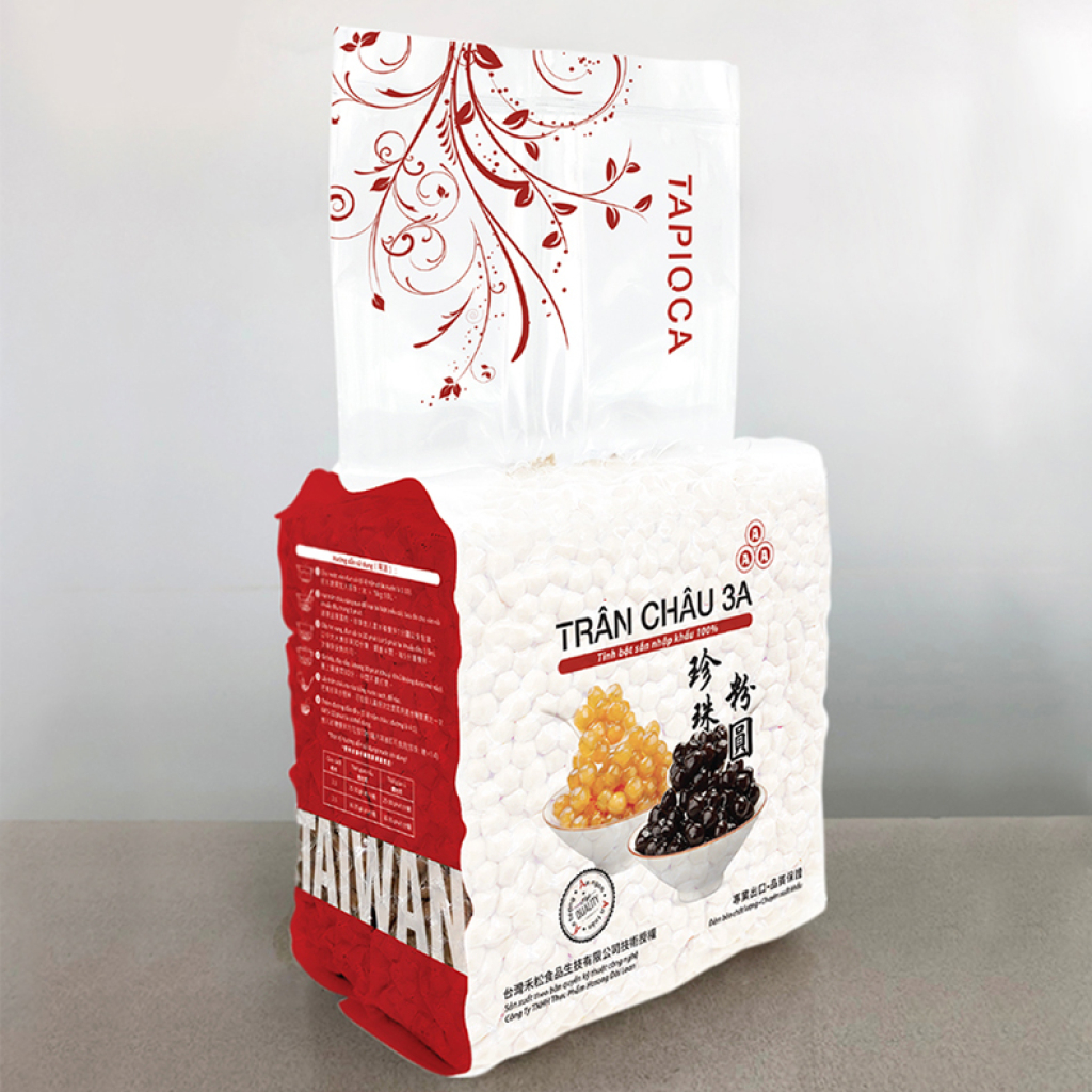 Trân châu đen 3A size 2.3 Black Tapioca Pearls 3kg