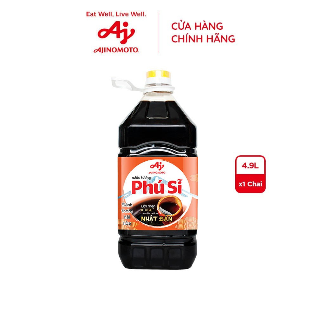 Nước tương Phú Sĩ Ajinomoto 4.9L