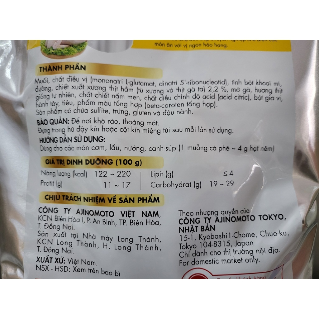 Hạt Nêm Aji-ngon Gà 3kg