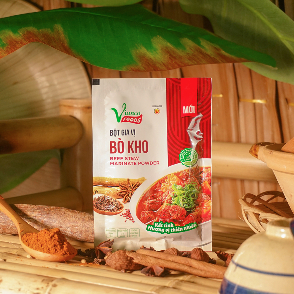 Bột gia vị bò kho Vianco Beef Stew Marinate 18g