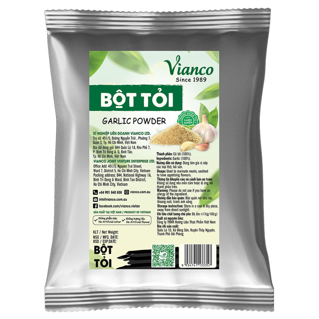 Bột tỏi Vianco 500gr