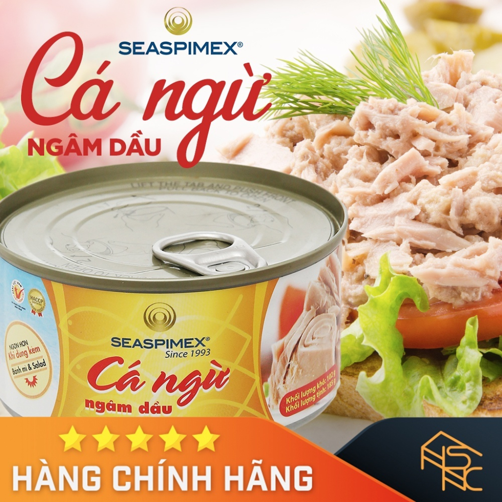 Cá ngừ ngâm dầu Seaspimex 185g