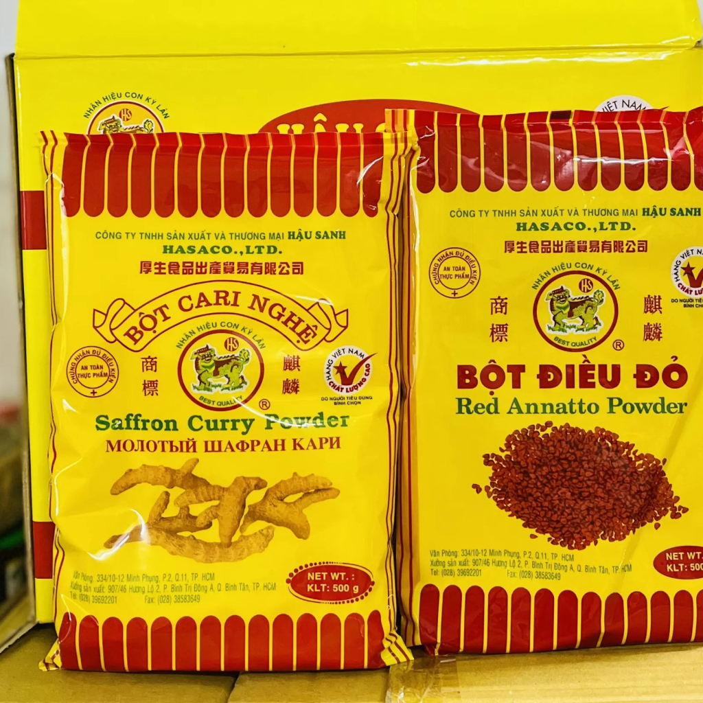 Bột cari nghệ Hậu Sanh 500g