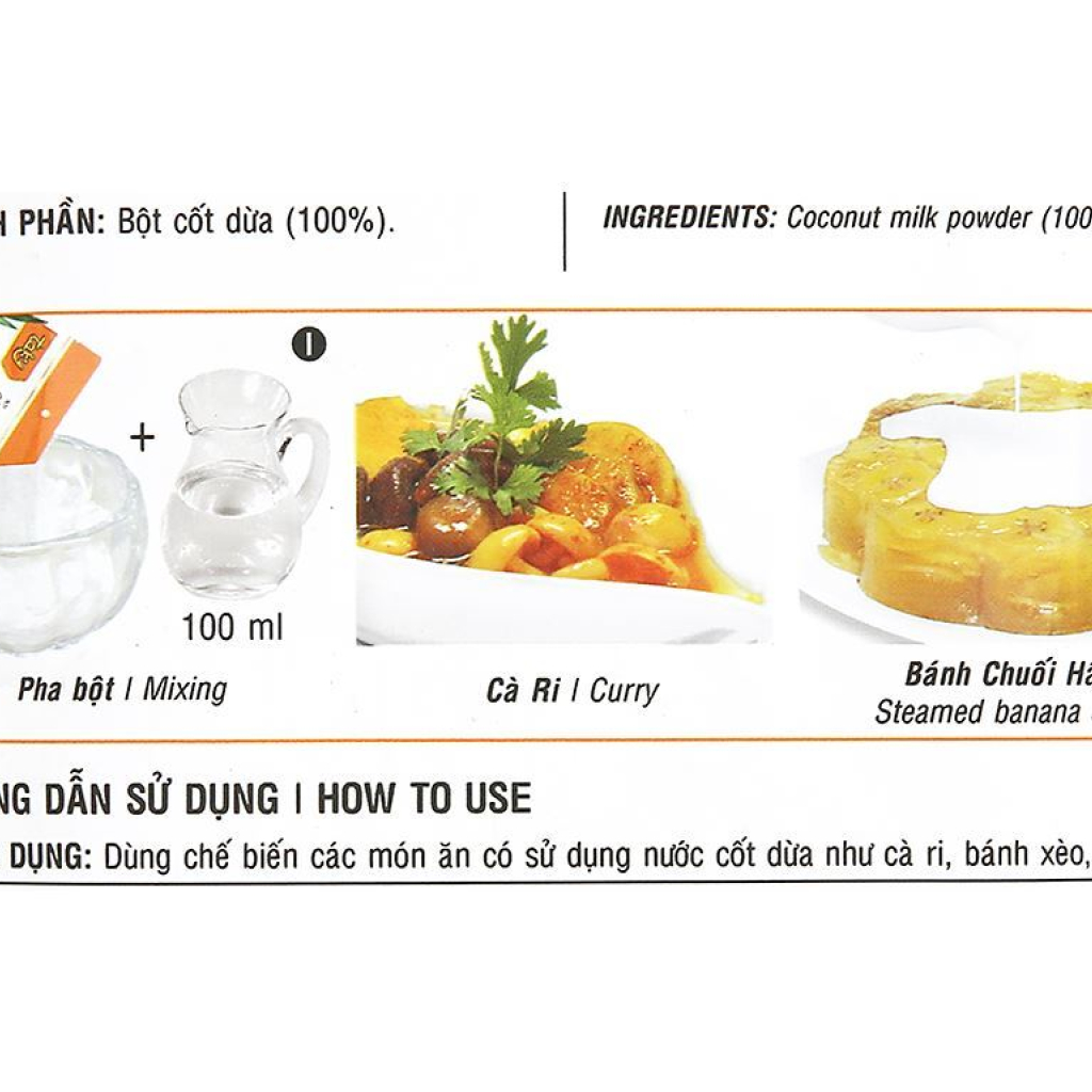 Bột cốt dừa Tài Ký Coconut Milk Powder 50g