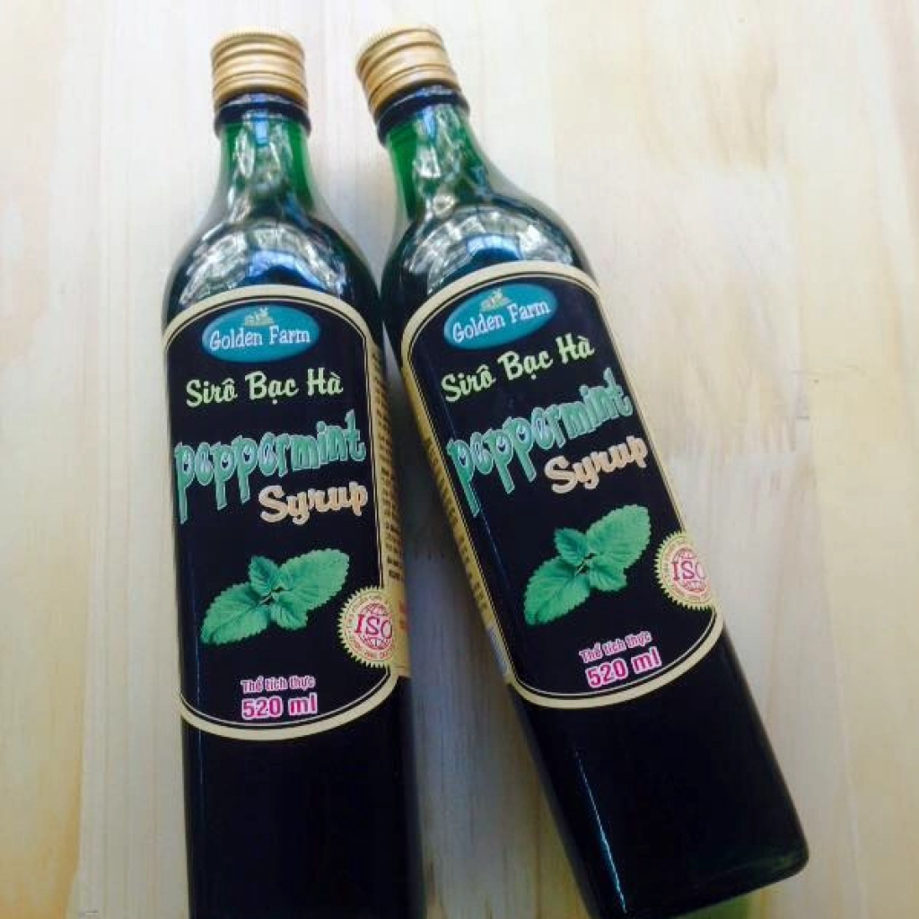 Siro bạc hà Golden Farm Peppermint Syrup 520ml