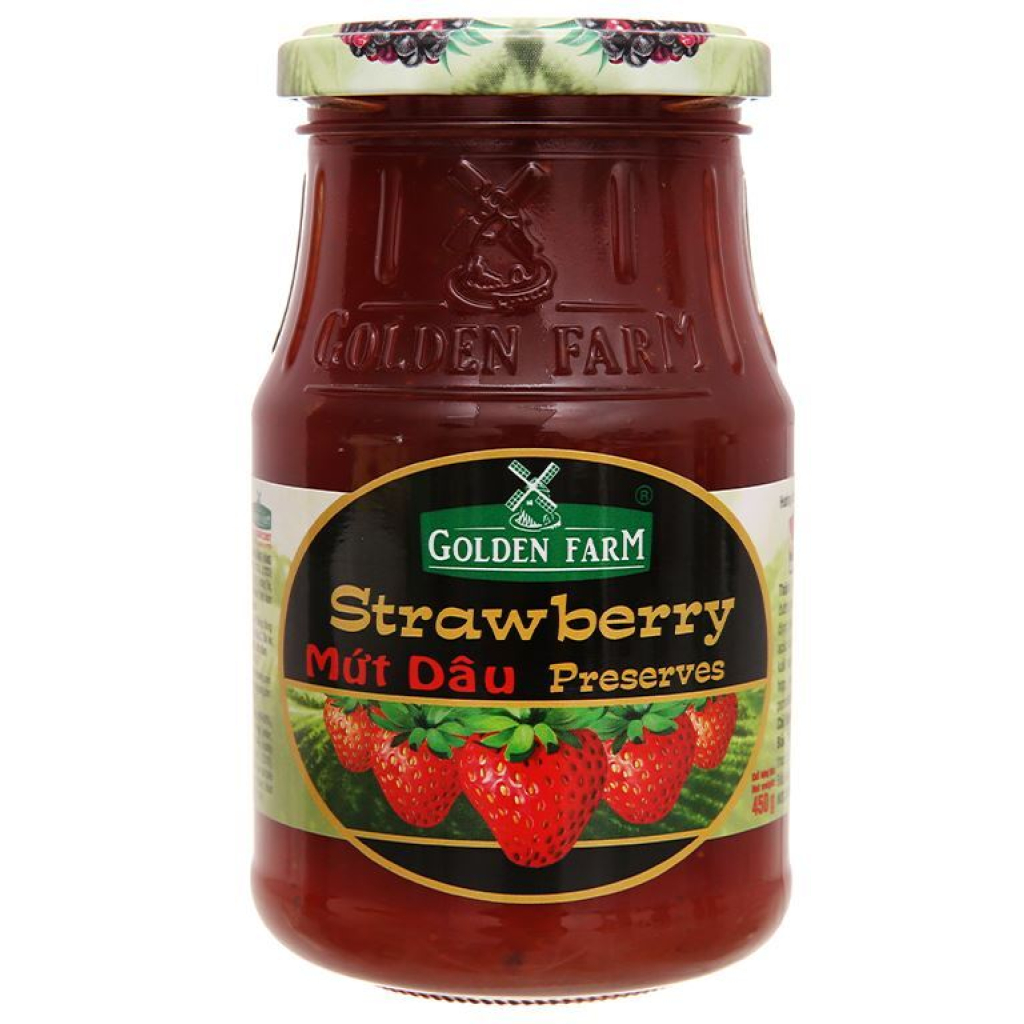 Mứt dâu Golden Farm Strawberry Preserves 450g