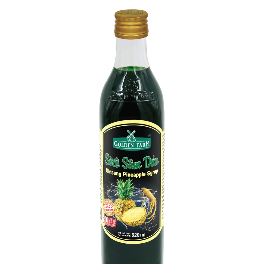 Siro Sâm Dứa Golden Farm Ginseng Pineapple Syrup