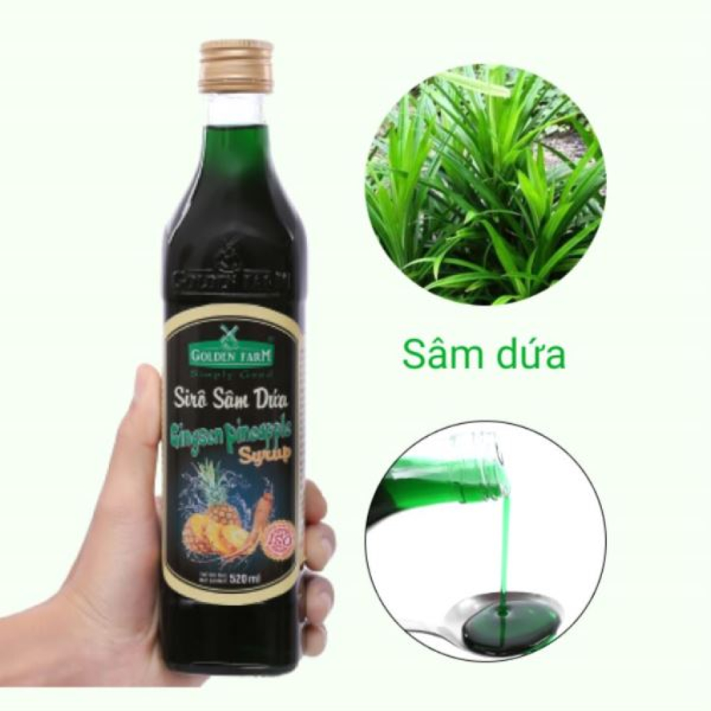 Siro Sâm Dứa Golden Farm Ginseng Pineapple Syrup