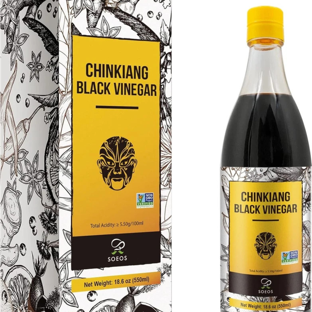GIấm Đen Trấn Giang Chinkiang Black Vinegar 550ml
