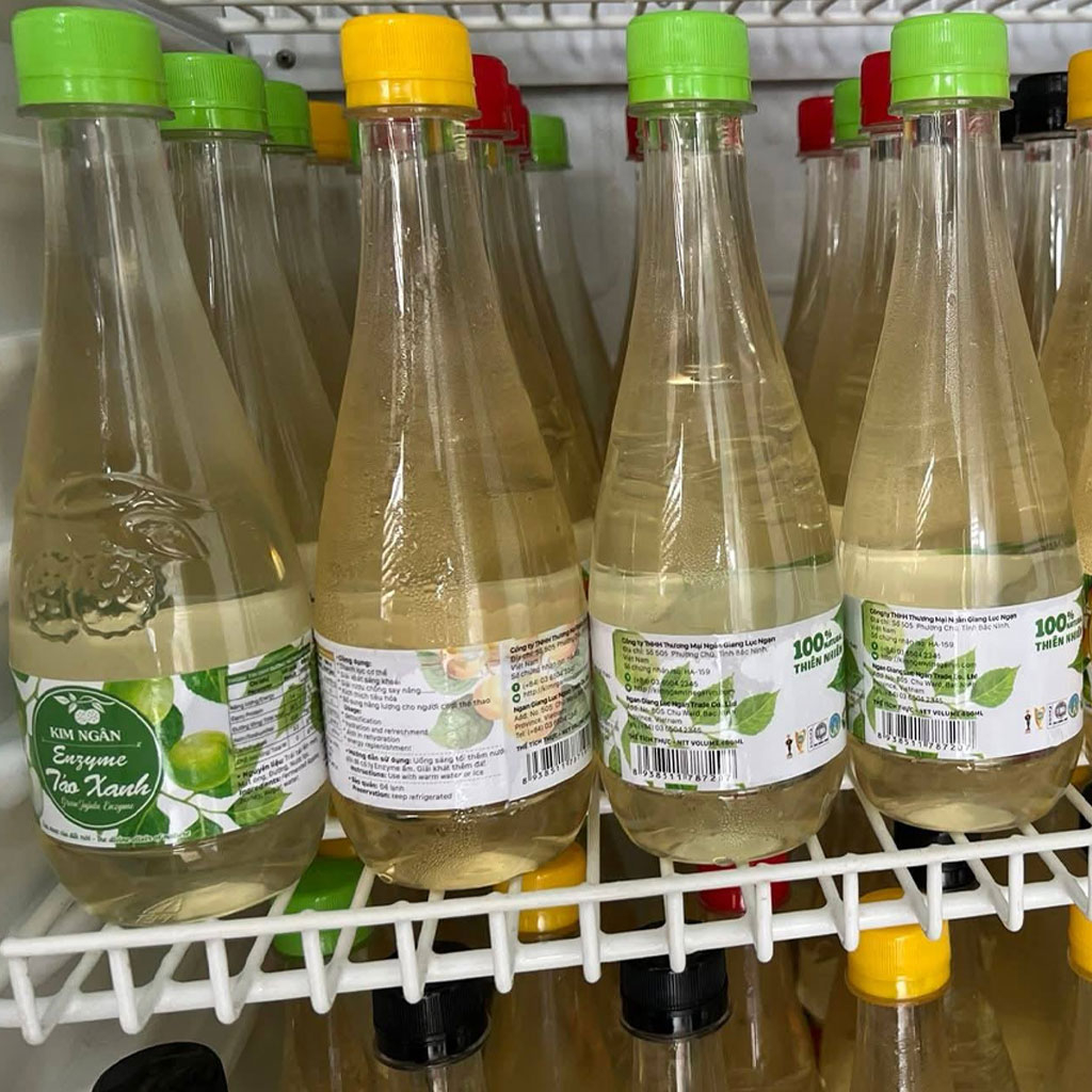 Giấm Táo Xanh Kim Ngân chai 450 ml