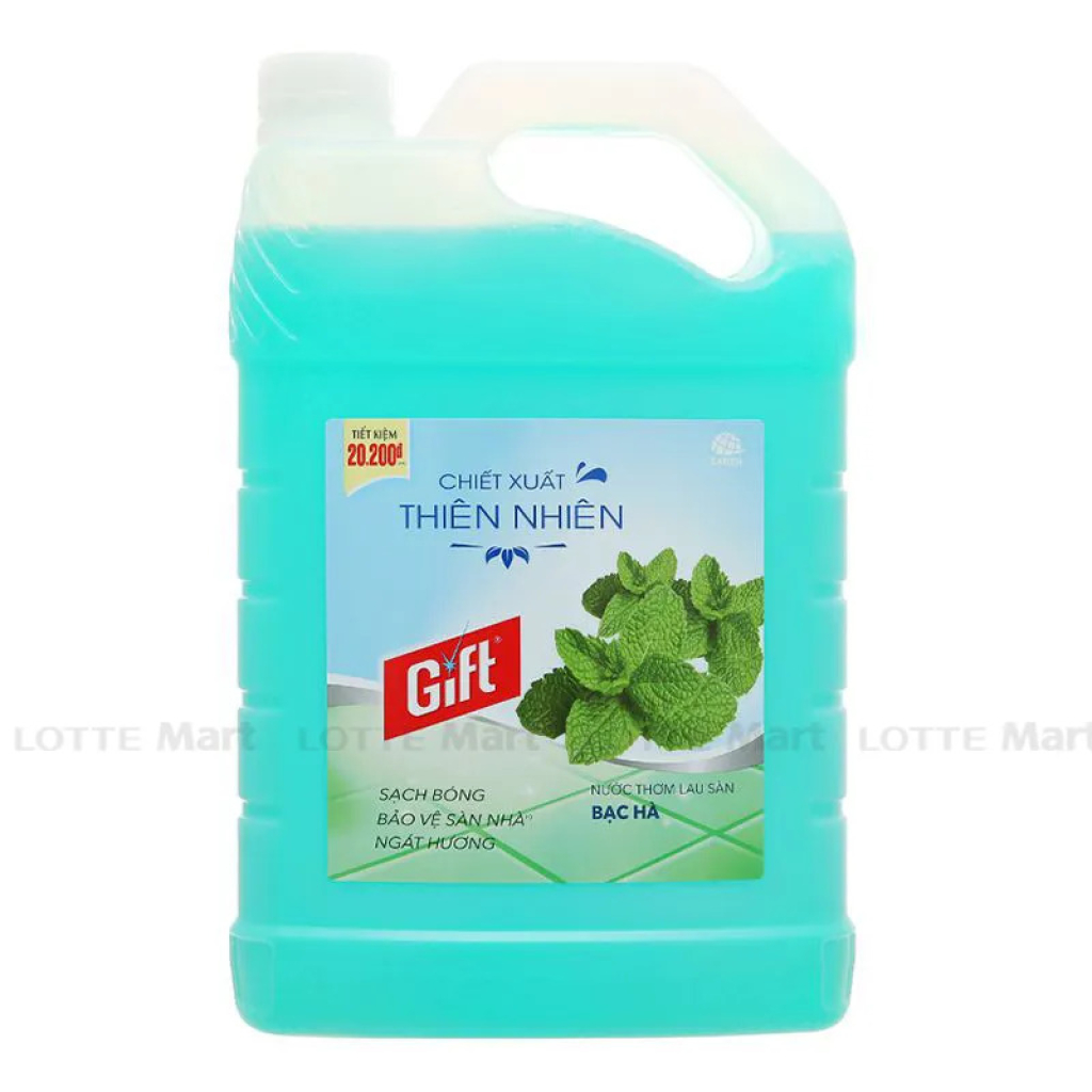 Nước lau sàn bạc hà Gift 4kg