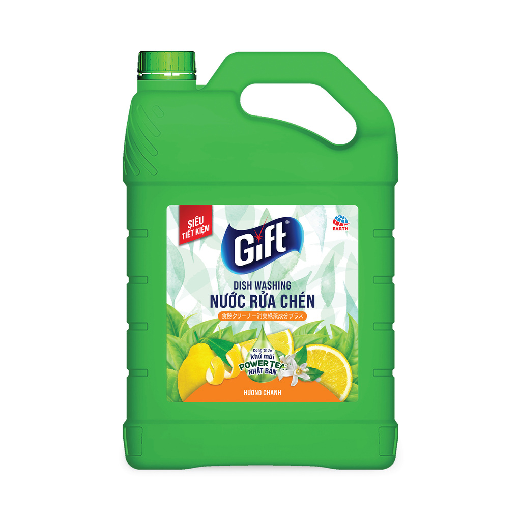 Nước rửa chén Gift hương chanh 3.8kg
