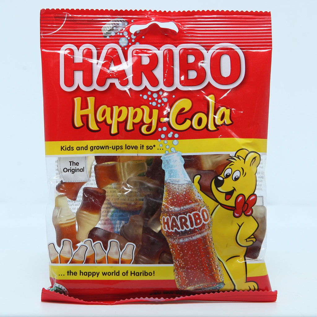 Kẹo dẻo hình chai Haribo Happy Cola 30g