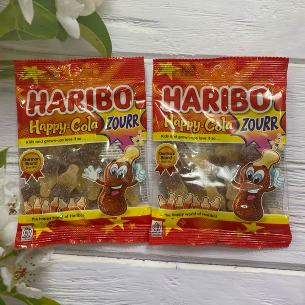 Kẹo dẻo chua ngọt Haribo Happy Cola Sour Fresh 80g