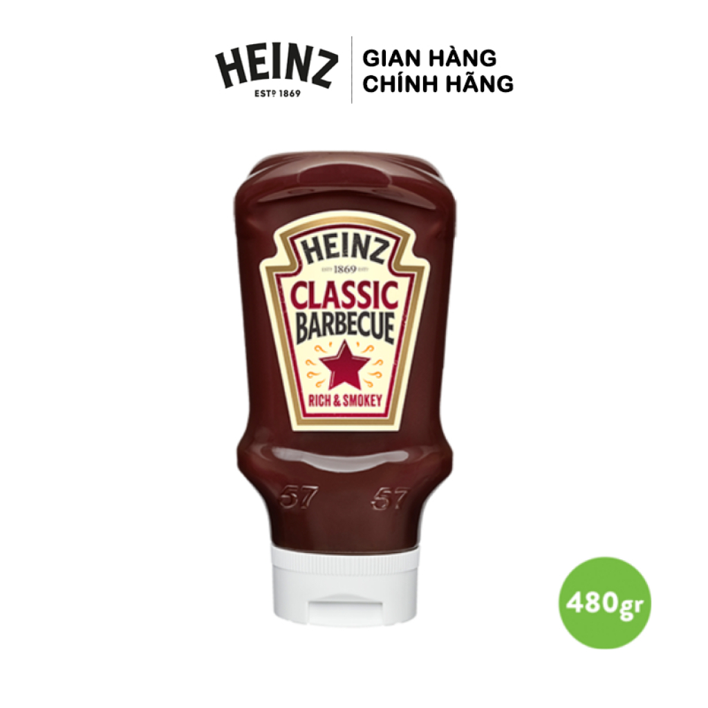 Sốt Thịt Nướng BBQ Vị Truyền Thống Heinz 480g