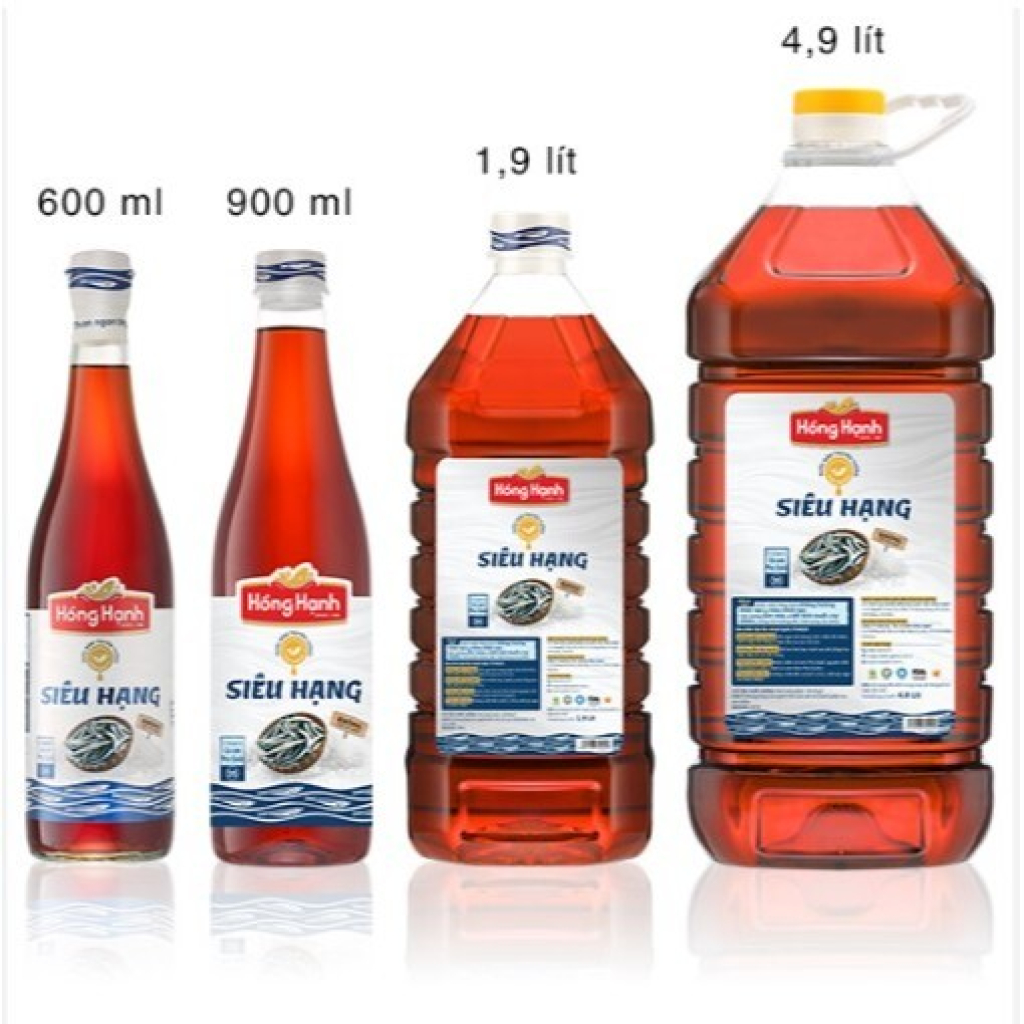 Nước Mắm Siêu Hạng Hồng Hạnh 35N Chai 1.9L