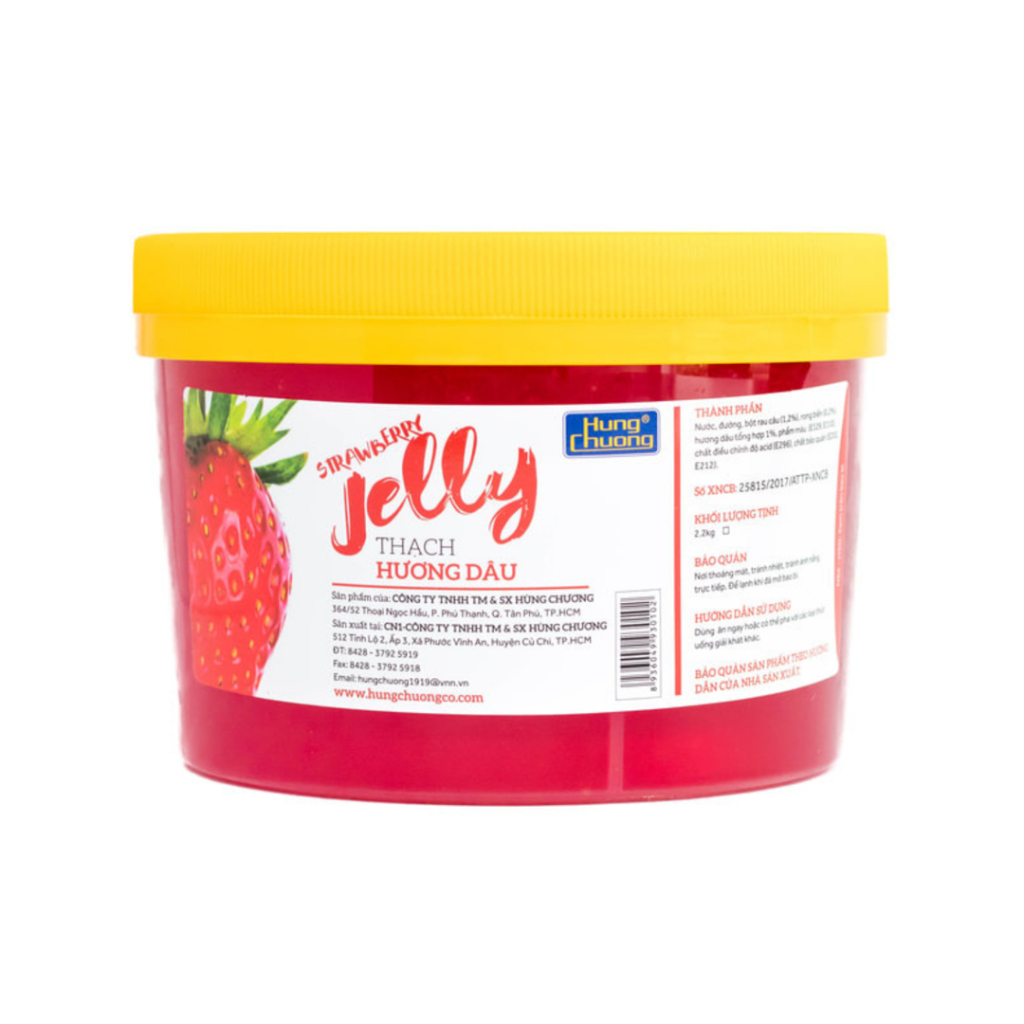 Thạch hương dâu Hùng Chương Jelly 2.2kg