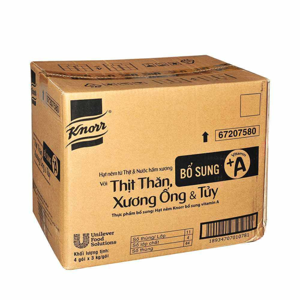 Hạt Nêm Knorr Thịt Thăn Xương Ống Tủy 3kg