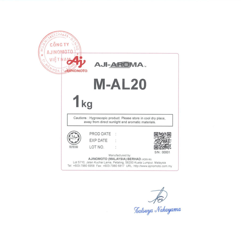 Bột gia vị Aji-Aroma M-AL20 1kg