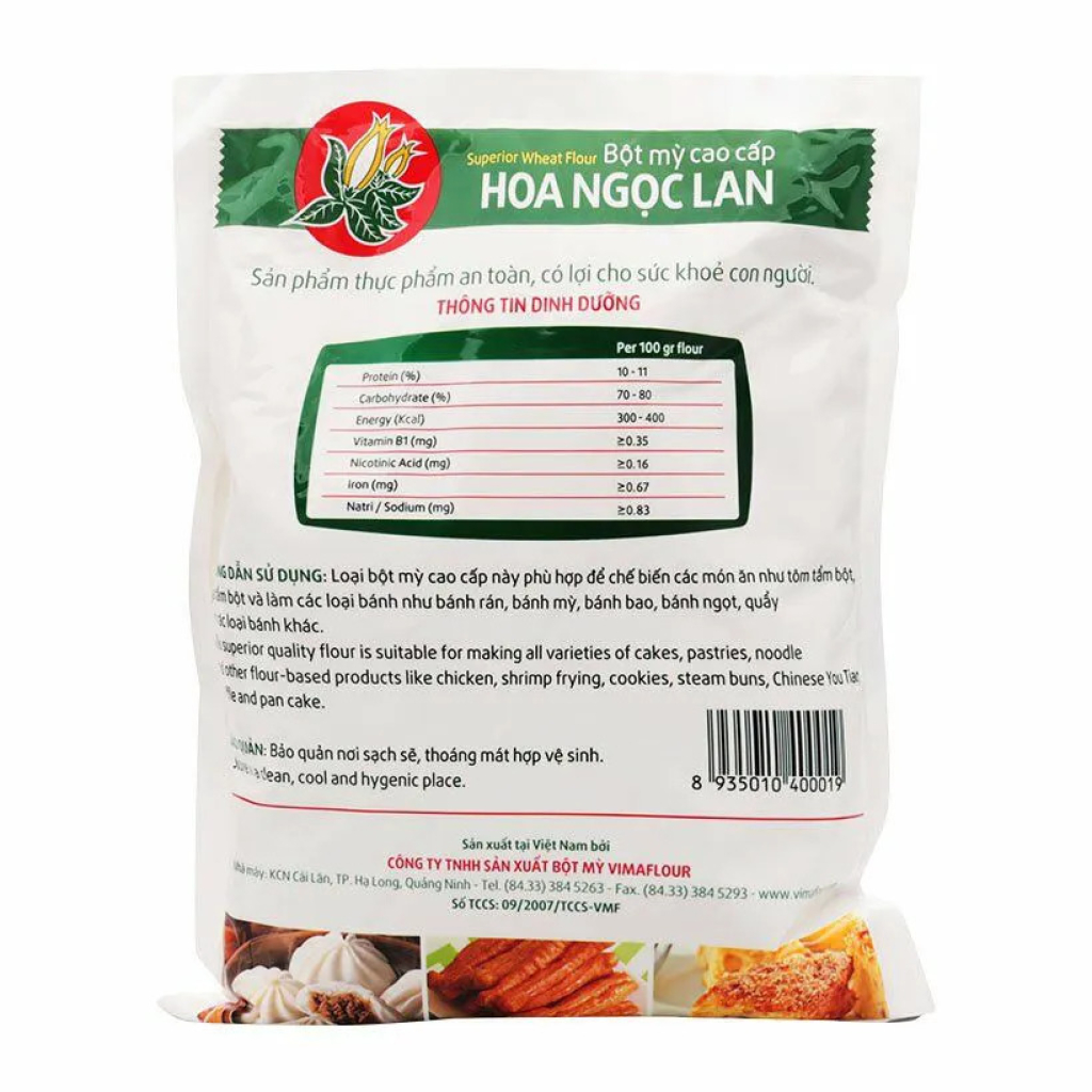 Bột mì cao cấp Hoa Ngọc Lan 1kg