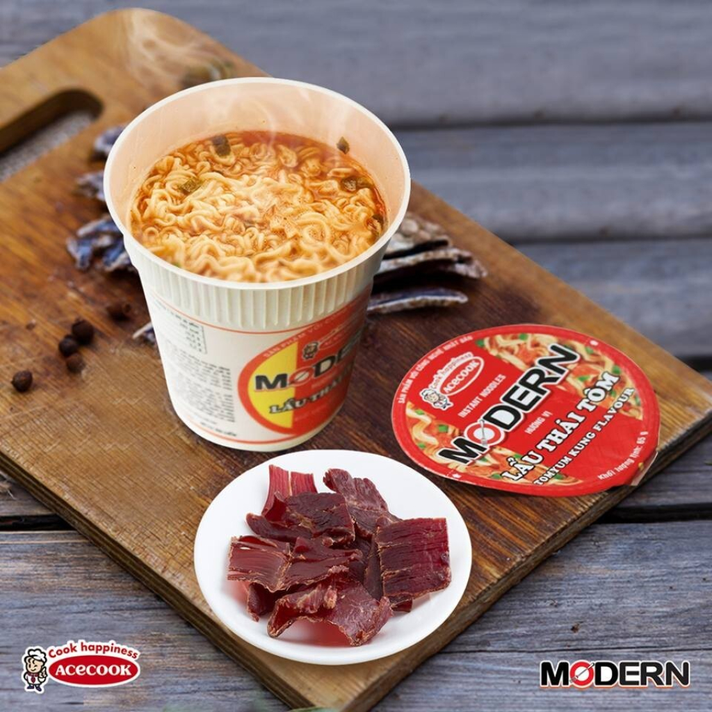 Mì Modern lẩu Thái tôm ly 65g