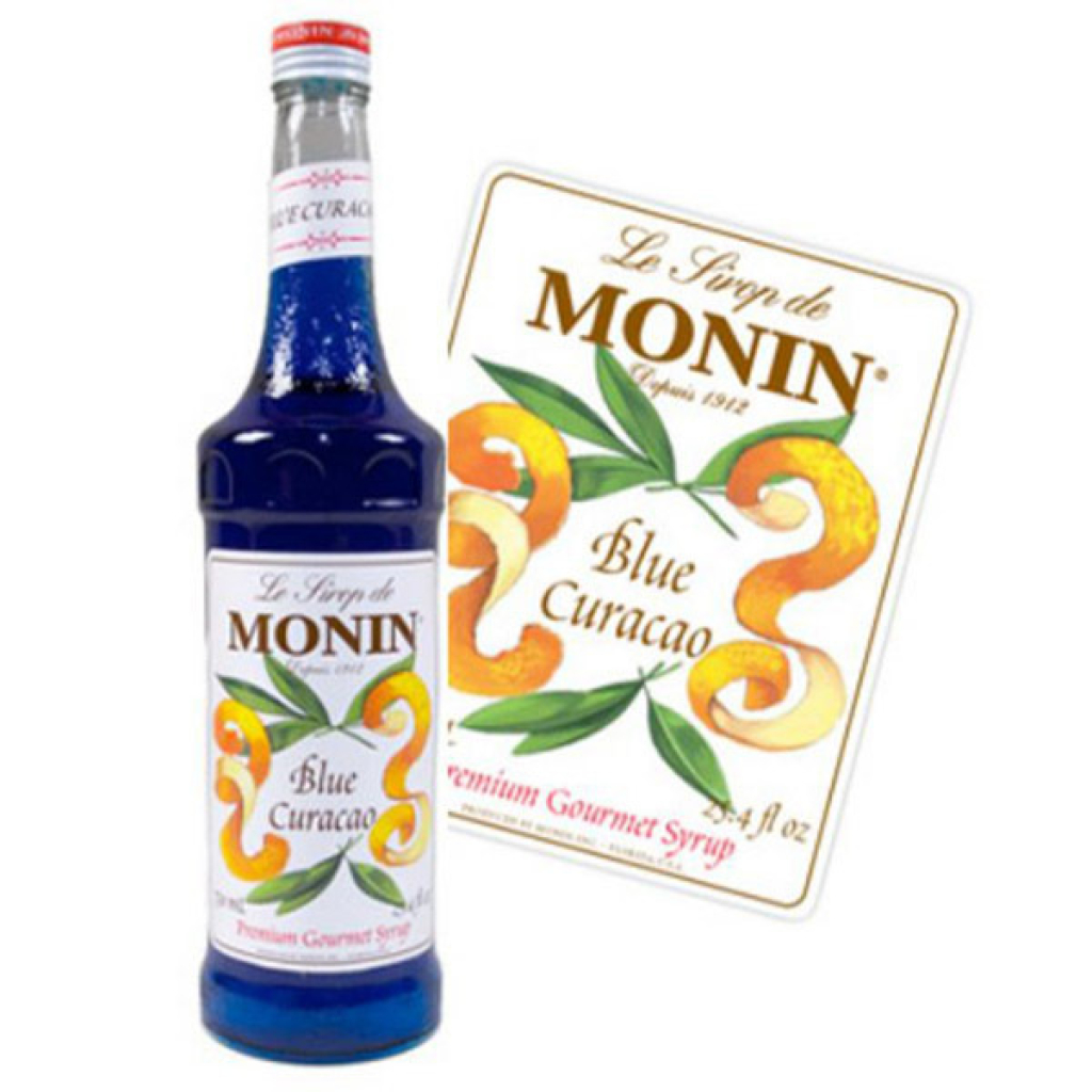 Siro cam Monin Blue Curacao Syrup 700ml