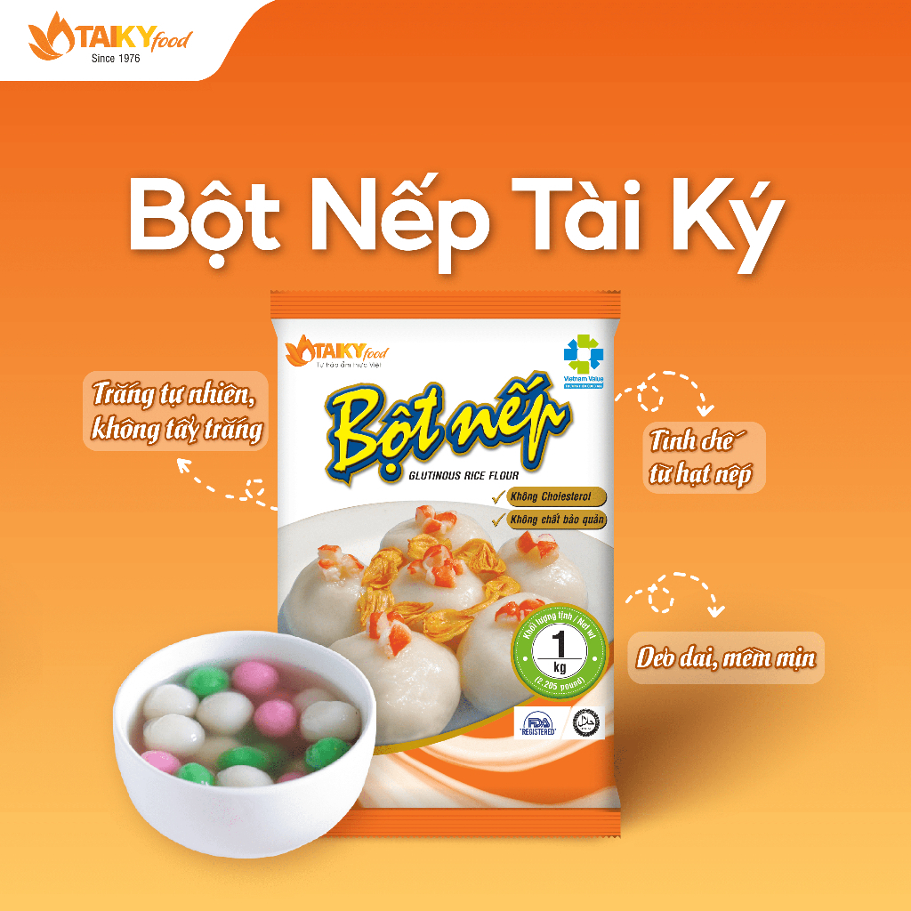 Bột nếp Tài Ký 1kg