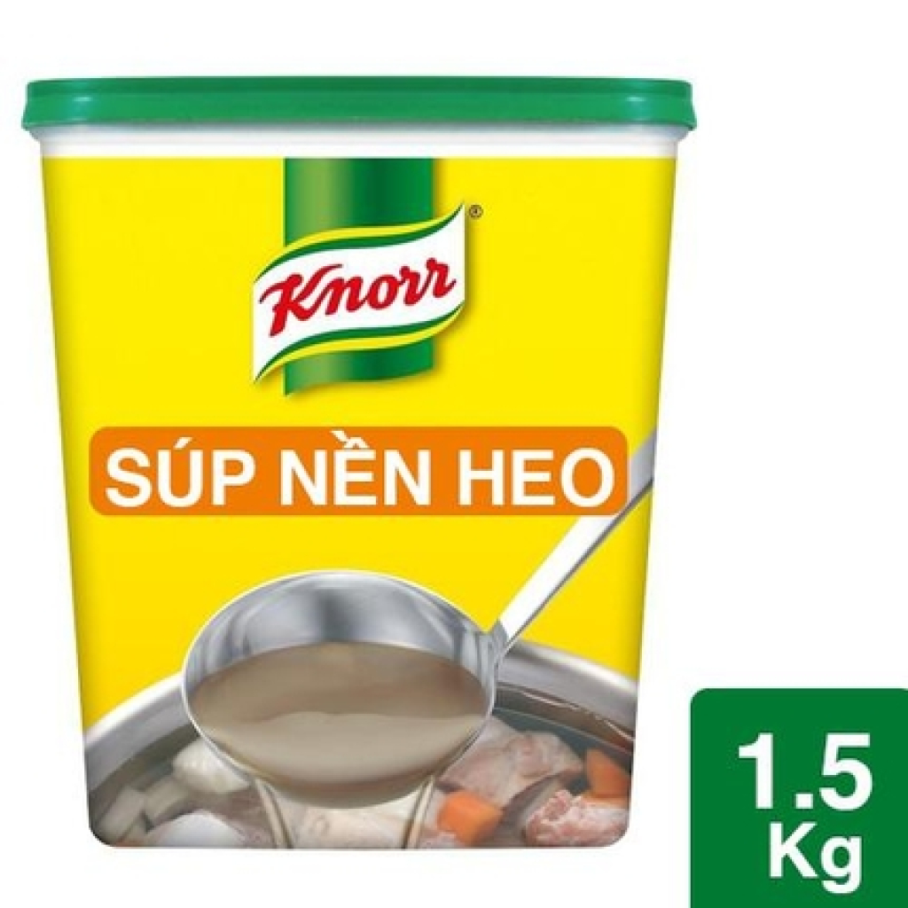Súp nền thịt heo Pork Broth Base Knorr 1.5kg