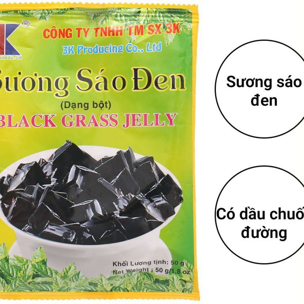 Bột sương sáo đen 3K 50g