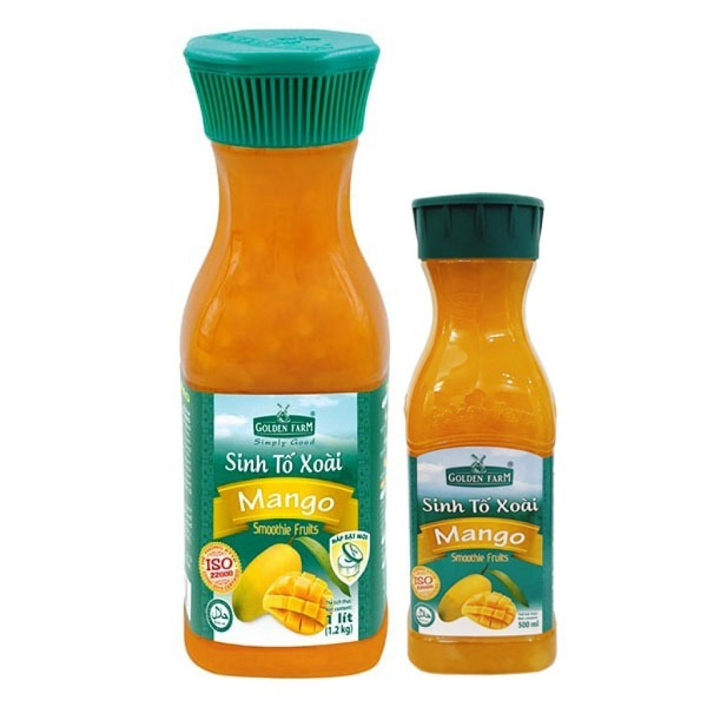 Sinh tố xoài Golden Farm Mango Smothie 1L