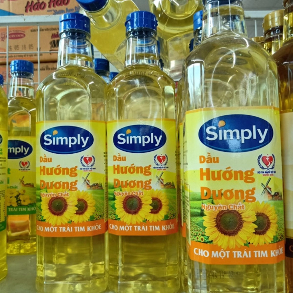 Dầu hướng dương nguyên chất Simply 1L