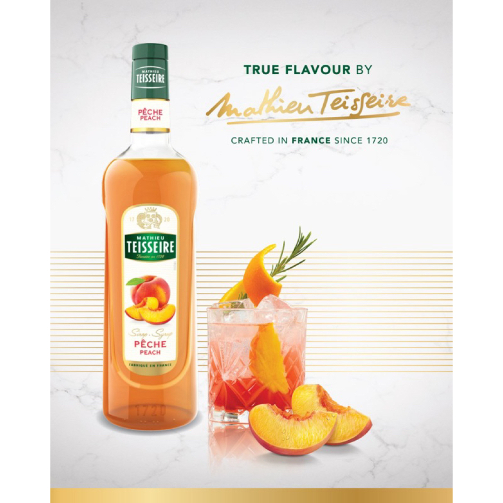 Siro Đào Teisseire Peach Syrup 700ml