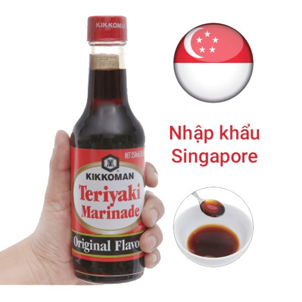 Sốt tẩm ướp Teriyaki hiệu Kikkoman 250ml