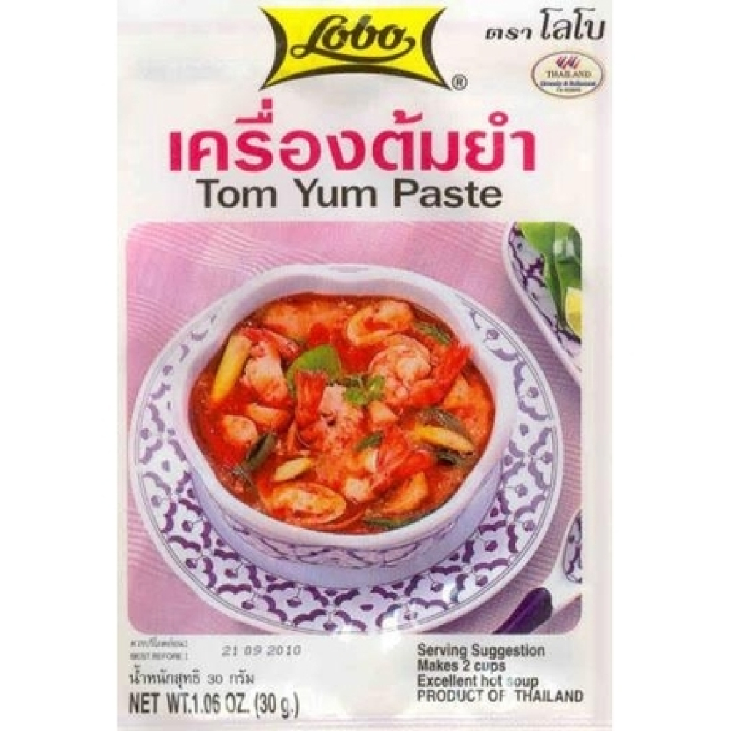 Sốt lẩu Thái vị cay Lobo Tom Yum Paste 30g
