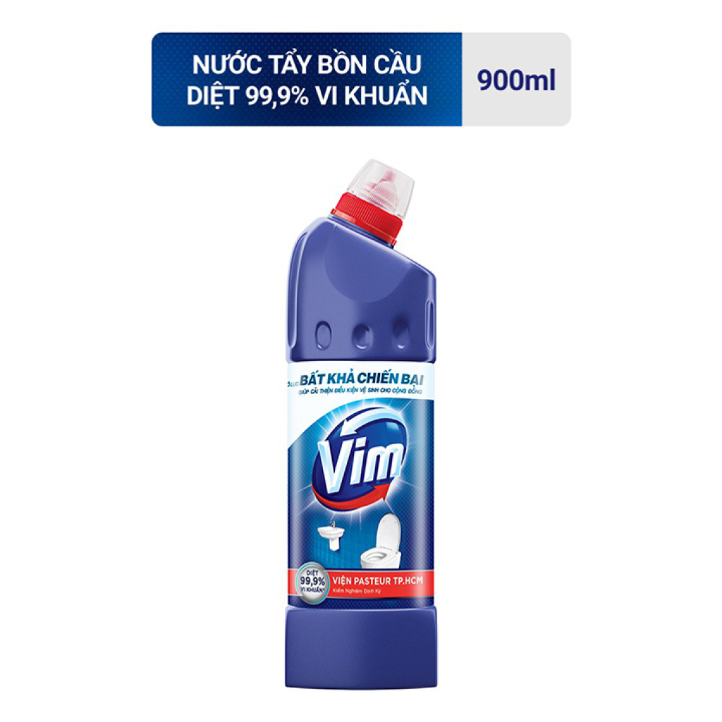 Nước tẩy Vim 900ml siêu diệt khuẩn