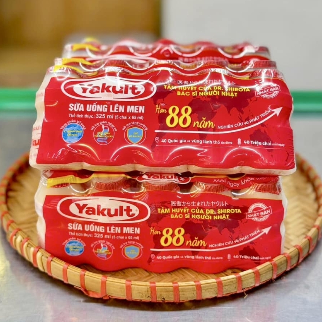 Sữa uống lên men Yakult lốc 5 chai 65ml