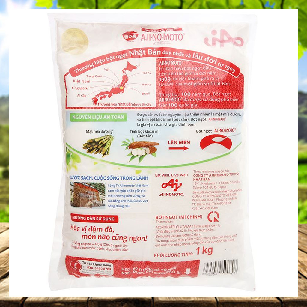Bột ngọt R Ajinomoto 1kg