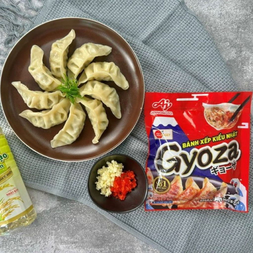 Bánh xếp Gyoza nhân thịt Heo và Gà Ajinomoto 570g