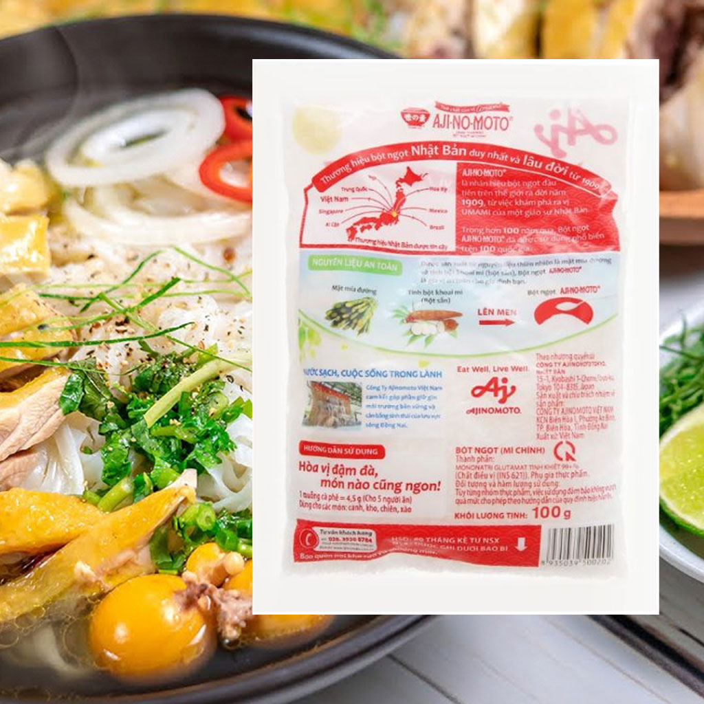Bột ngọt hạt lớn Ajinomoto 100g