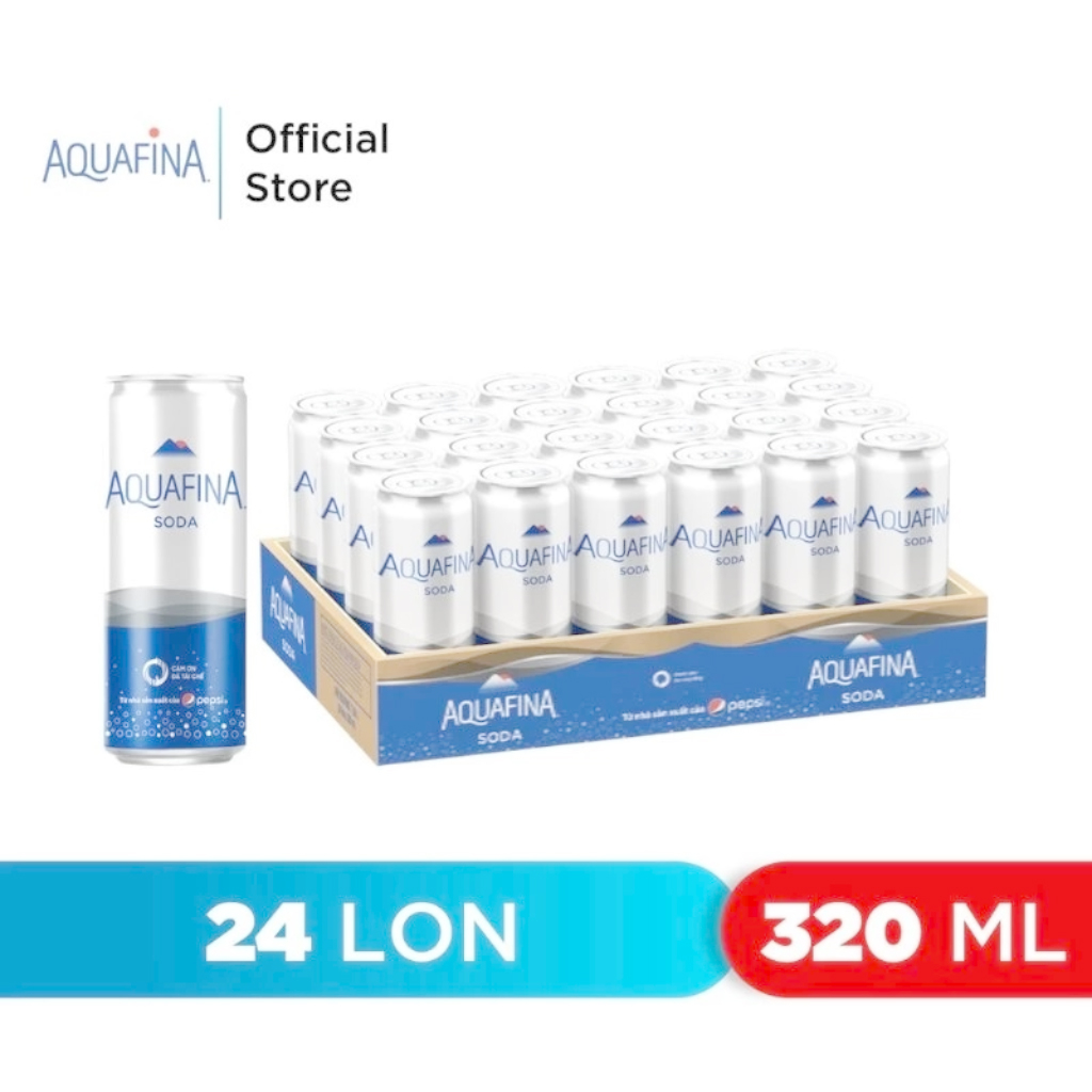 Nước giải khát có ga Aquafina Soda 320ml