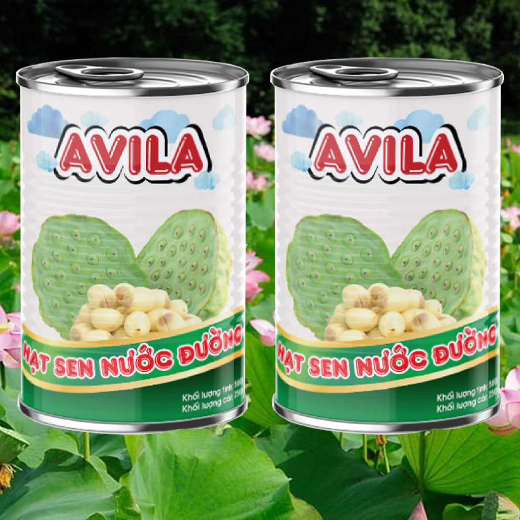 Hạt Sen Nước Đường Avila 560G