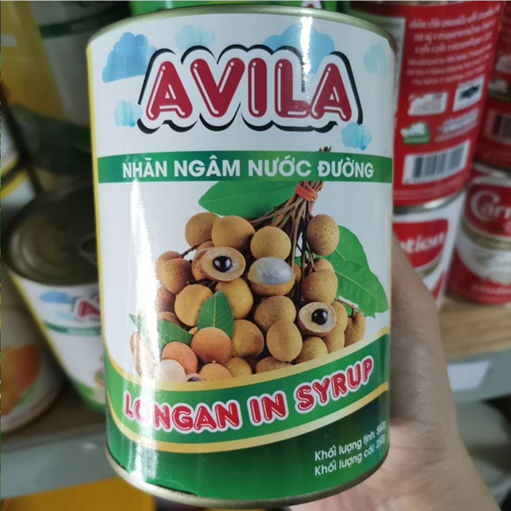Nhãn ngâm Avila 560g